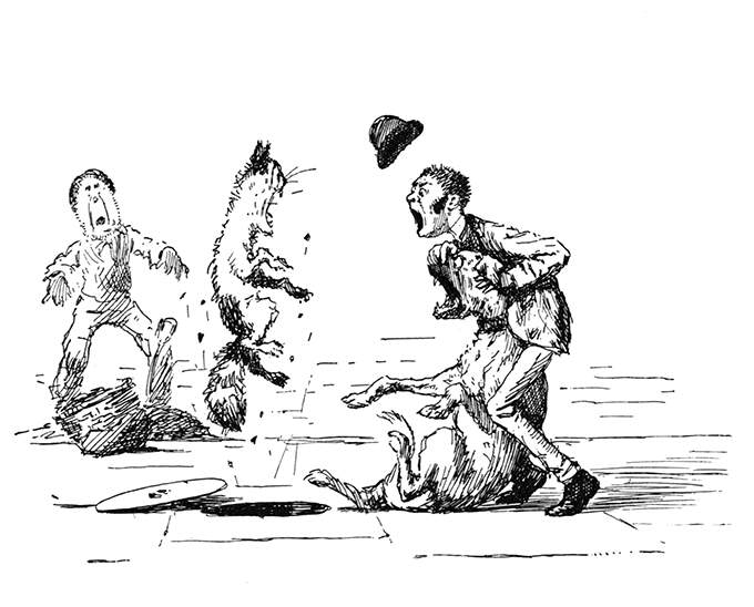  "L'erreur fatale", Arthur Burdett Frost, 1884